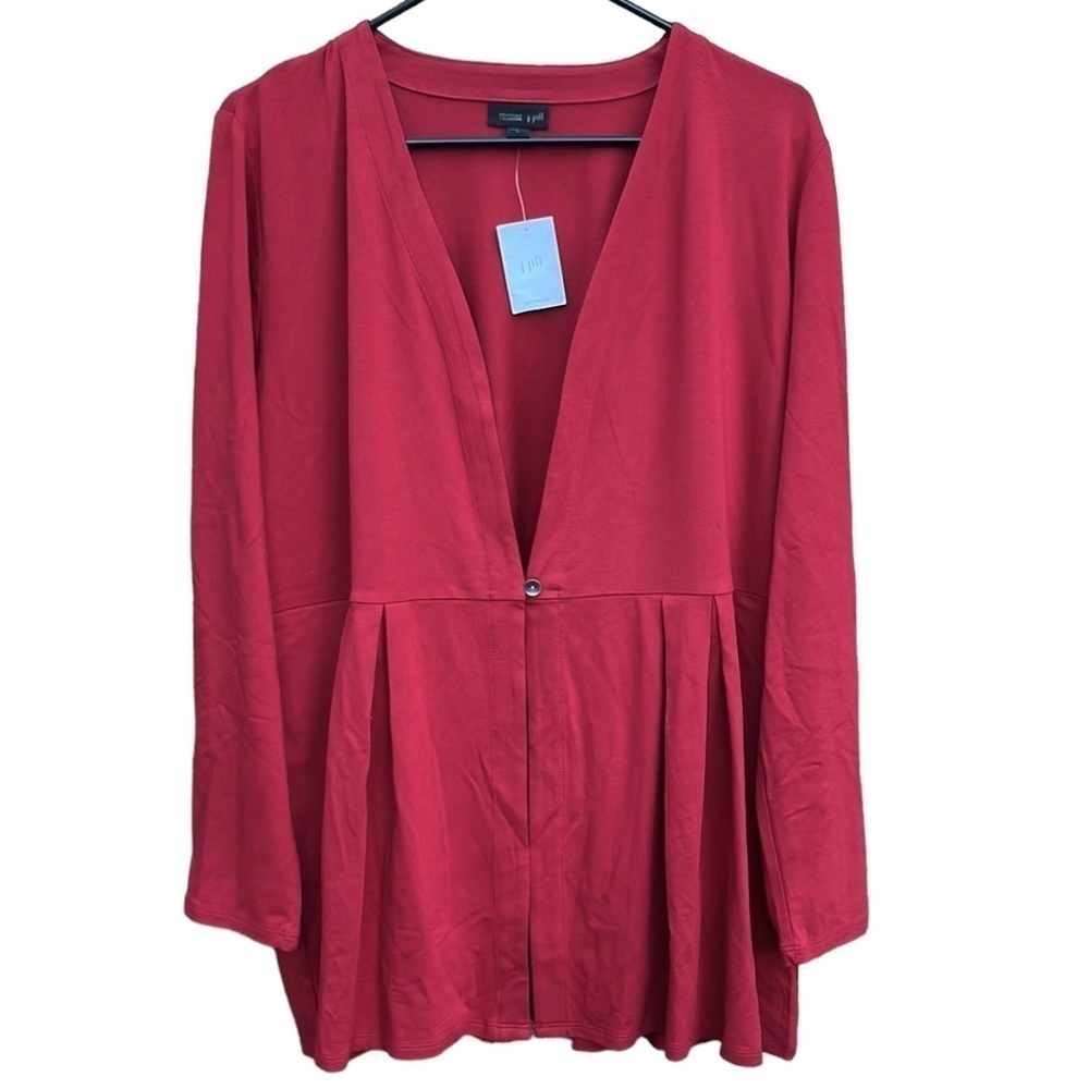 NEW J. Jill One Button Closure Top